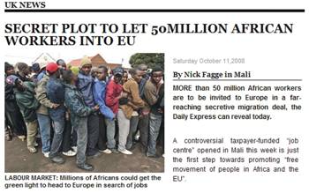 50 Millionen Neger sollen nach Europa geholt werden