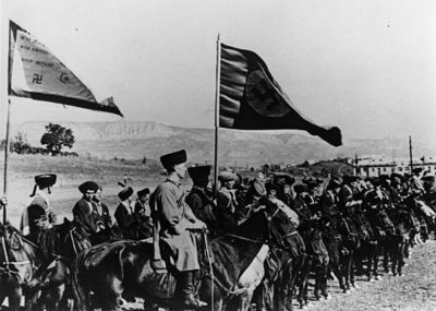 Traditionelle, konservative Kosaken kämpften für Adolf Hitler gegen die Bolschwiken