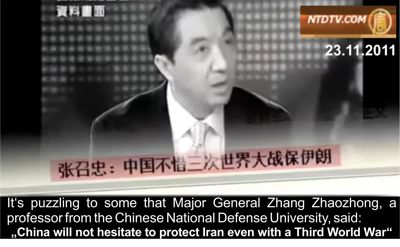 Generalmajor Zhang Zhaozhang: Iran wird zum Preis des 3. WK verteidigt