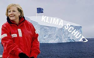 Merkel reiste für die Klima-Lüge extra zum Nordpol