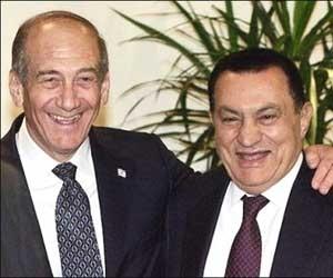 Mubarak mit Ex-Israel-Premier Olmert