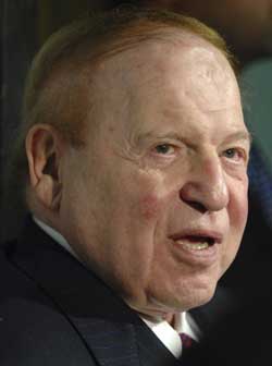 Sheldon Adelson, der grosse Humanist und Geldwäscher