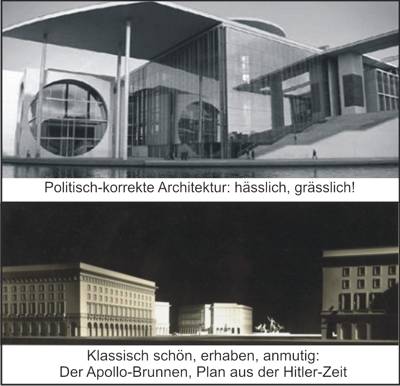 Architektur im Vergleich: Hitler-Zeit, hässliche Zeit