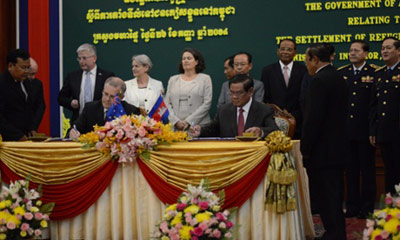 Australien und Kambodscha vereinbaren Abschiebe-Politik