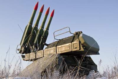 BuK-Raketenabwehrsystem des ukrainischen Militärs