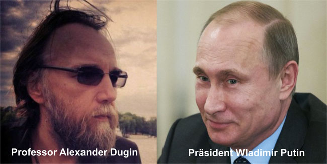 Professor Dugin und Präsident Putin für eine nationale Weltordnung