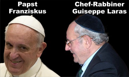 Papst Franziskus und Rabbi Laras