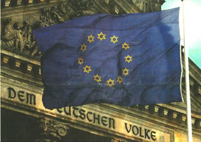 EU-Flagge: 12 Stämme Israels