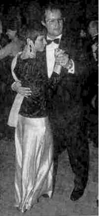 Klaus Kinkel und Tochter Andrea, als sie einen Juden heiratete.