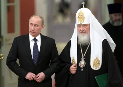 Putin und Patriarch Kyrill