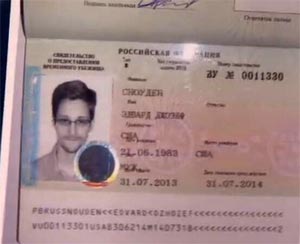 Edward Snowden erhielt einen russischen Ausweis.