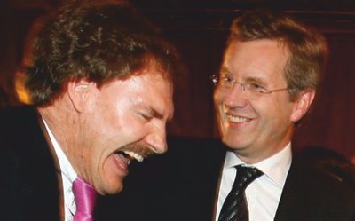 Minus-Präsident Wulff mit Grossbetrüger Maschmeyer