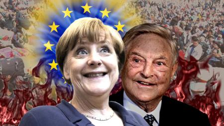 Merkel und Soros