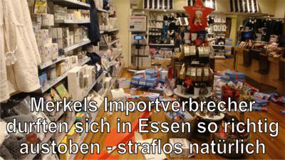 Merkels Importverbrecher beglücken Essen