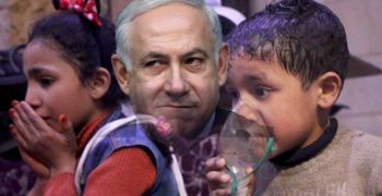 Netanjahu und Giftgasopfer