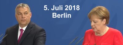 Orban zerhackt das Reptil in Berlin
